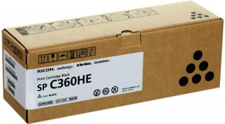 Ricoh SPC360HE fekete eredeti toner (408184)