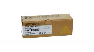 Ricoh SPC360HE sárga eredeti toner (408187)