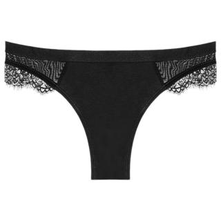 Adalet Flora Normal - menstruációs bugyi (fekete)