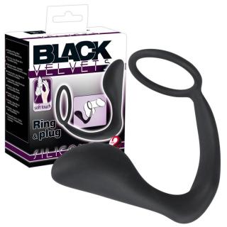 Black Velvets Ring  Plug