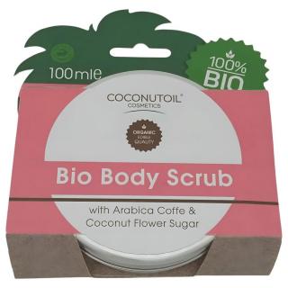 Coconutoil - Bio Testradír Kávéval  Kókuszvirágcukorral (100ml)