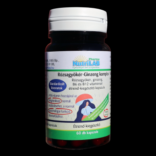 CSOMAG: NutriLAB Rózsagyökér-Ginzeng komplex 60x + AJÁNDÉK C-vitamin