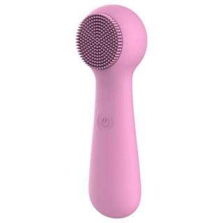 / FaceClean - akkus, vízálló arc masszírozó készülék (pink)