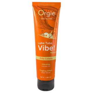 Orgie Lube Tube - bizsergető intim gél - Pina Colada (100ml)