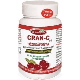 Pharmaforte CRAN C Tőzegáfonya - 60 db