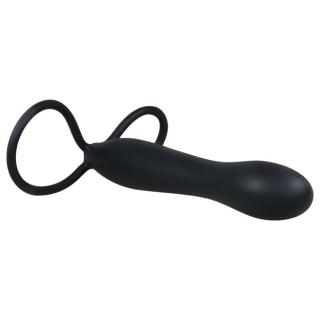 You2Toys - Special anál dildó és péniszgyűrű - fekete