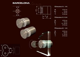 Barcelona biztonsági távtartó 15-25 mm eltartásig