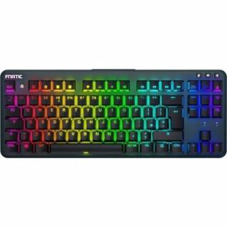 Fnatic Gear MiniStreak Gaming Silent Red Switch Keyboard Black UK