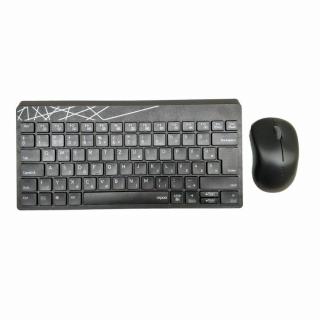 Rapoo 8000S Wireless Keyboard  Mouse Combo Black HU