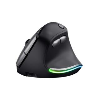 Trust Bayo Wireless Rechargeable Ergonomic Mouse Black