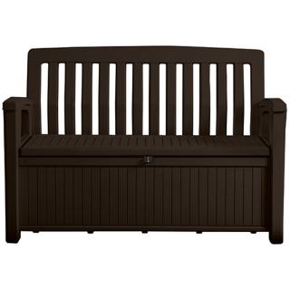 KETER PATIO BENCH MŰANYAG KERTI PAD/TÁROLÓ 227L - Sötétbarna