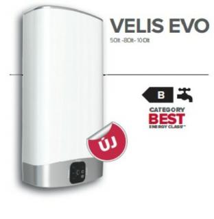 Ariston Velis EVO 50 EU  Elektromos vízmelegítő Kiszállítva Felszerelve Beüzemelve