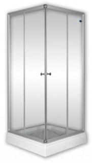 Sanimix 22.1512 Szögletes zuhanykabin átlátszó üveggel 90x90x200 cm