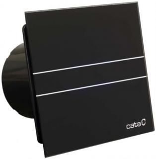CATA E-100 G BK ventilátor - fekete üveg