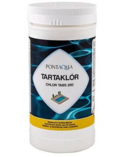 Pontaqua Tartaklór medence fertőtlenítő 200g-os tabletta, 1kg