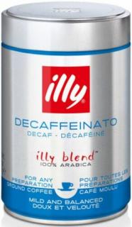 Illy Decaffeinato koffeinmentes őrölt kávé (0,25kg)