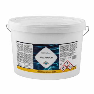 Aquamulti 10kg - összetett hatású medence vízkezelő szer - 50 x 200 gramm