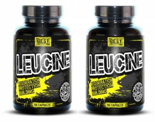 Best Nutrition Leucin , 1 + 1 ingyenes (120 kapsz. +  120 kapsz.) - Best Nutrition