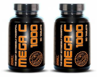 Best Nutrition Mega C 1000- 90 kapsz. + 90 kapsz. (90kaps + 90kaps) - Best Nutrition