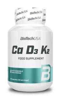 Biotech USA Ca D3 K2 - 90 kapsz. - Biotech USA