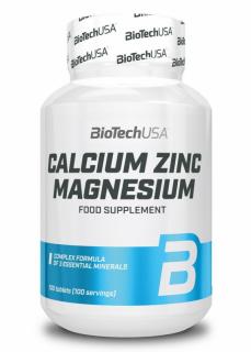 Biotech USA Calcium Zinc Magnesium - 100 tbl - Biotech USA