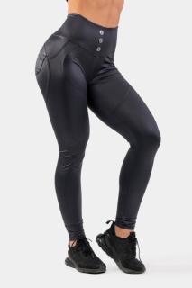 Bubble Butt leggings magasított derékkal 586 - Glossy Look (S) - NEBBIA