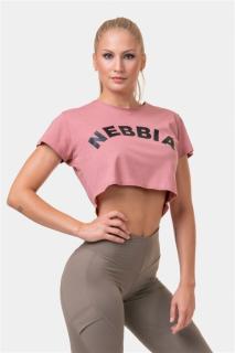 Crop top Fit &amp; Sporty 583 - Old Rose (L) - NEBBIA