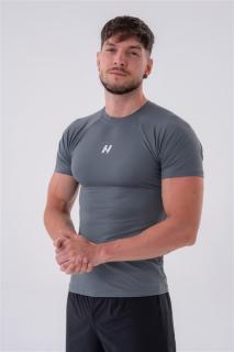 Funkcionális Slim-fit póló 324 - SZÜRKE (XXL) - NEBBIA