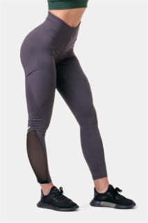 Leggings Fit &amp; Smart magasított derékkal 572 - Marron (S) - NEBBIA