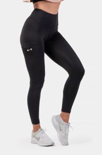 NEBBIA Active leggings magas derékkal és oldalzsebbel 402 - Fekete (S) - NEBBIA