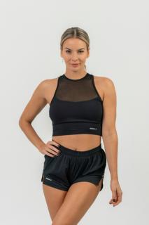 Nebbia FIT Activewear megerősített sportmelltartó 437 - FEKETE (L) - NEBBIA