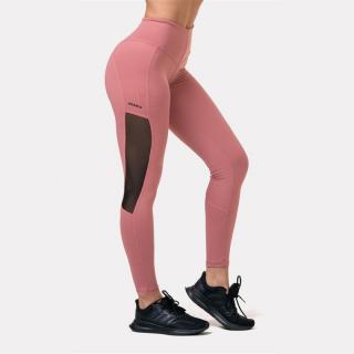 Nebbia Mesh leggings magasított derékkal 573 - Old Rose (L) - NEBBIA