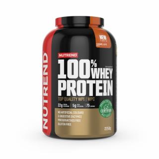 Nutrend 100% WHEY PROTEIN - 2250 g (karamell tejeskávé) - Nutrend