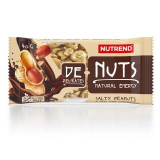 Nutrend DENUTS - 40 g (sózott földimogyoró étcsokoládéban) - Nutrend