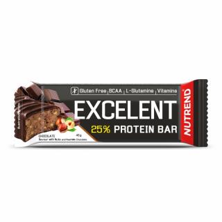 Nutrend EXCELENT PROTEIN BAR - 40 g (csokoládé dióval) - Nutrend