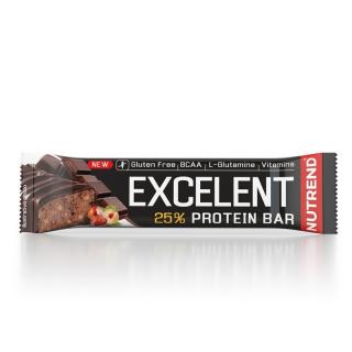 Nutrend EXCELENT PROTEIN BAR - 85 g (csokoládé dióval) - Nutrend