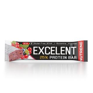 Nutrend EXCELENT PROTEIN BAR - 85 g (fekete ribizli áfonyával) - Nutrend