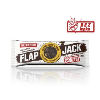 Nutrend FLAPJACK GLUTÉNMENTES - 100 g (csokoládé + banán étcsokoládéval) - Nutrend