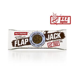 Nutrend FLAPJACK GLUTÉNMENTES - 100 g (csokoládé + kókusz étcsokoládéval) - Nutrend