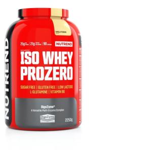 Nutrend ISO WHEY PROZERO - 2250 g (vanília puding) - Nutrend