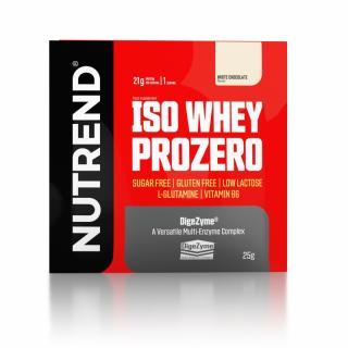 Nutrend ISO WHEY PROZERO - 25 g (Fehér csokoládé) - Nutrend