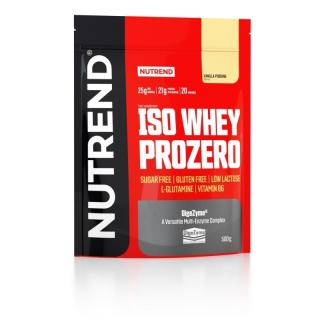 Nutrend ISO WHEY PROZERO - 500 g (vanília puding) - Nutrend