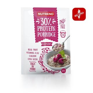 Nutrend PROTEIN PORRIDGE - 5x50g (Málna) - Nutrend