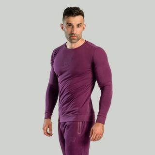 STRIX Essential lila hosszú ujjú póló  - plum (XL) - STRIX