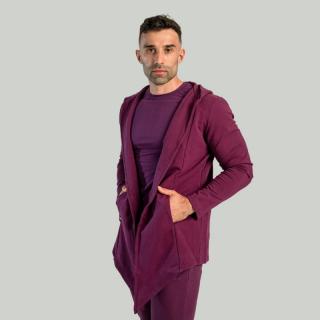 STRIX Lila kapucnis kardigán  - plum (XL) - STRIX