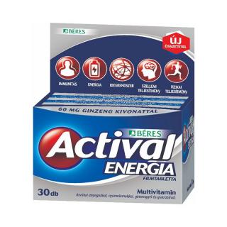 BERES ACTIVAL ENERGIA GINZENG GUARANA FTABL. 30X