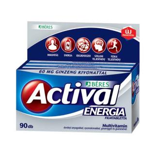 BERES ACTIVAL ENERGIA GINZENG GUARANA FTABL. 90X