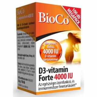 BIOCO D3-VITAMIN FORTE 4000IU TABL. 100X