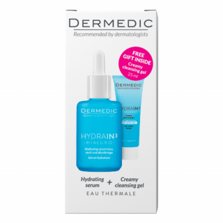 DERMEDIC HYDRAIN SET 30ML SZERUM+25ML ARCTISZT.