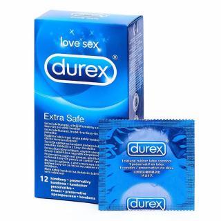 DUREX EXTRA SAFE OVSZER SPERMICID 12X